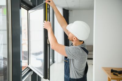 Technicians Installing Windows